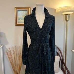 Zara trf collection Snakeskin Look Dress